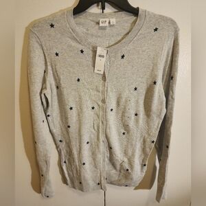 NWT GAP Women's Gray Star Sweater